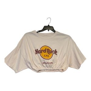 Hard Rock Cafe Houston Cropped Tee